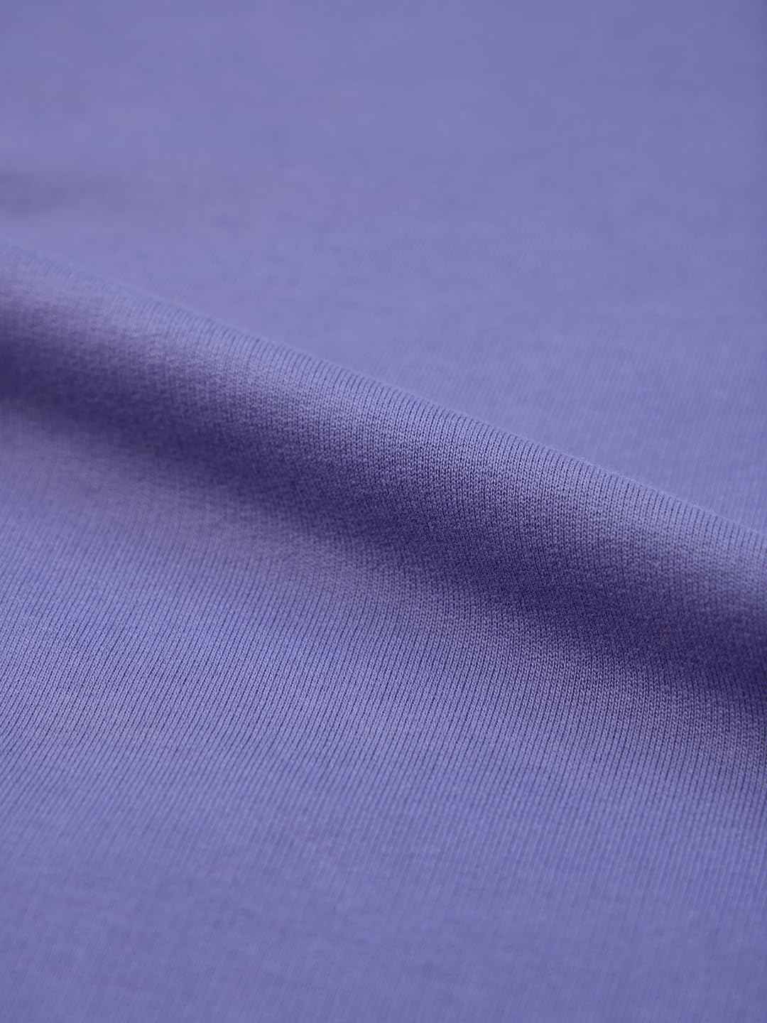 Close-up of blue fabric texture for Naruto Uchiha t-shirt for men from The Souled Store